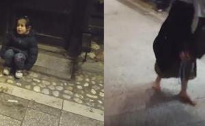 Ledena noć u Sarajevu: Jedna djevojčica na Ferhadiji (VIDEO)