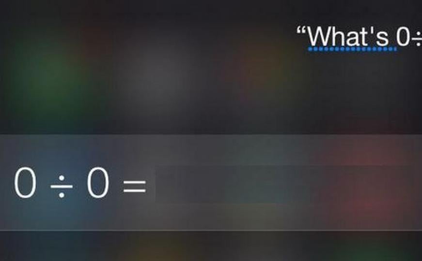 Znate li koliko je nula podijeljeno s nula?