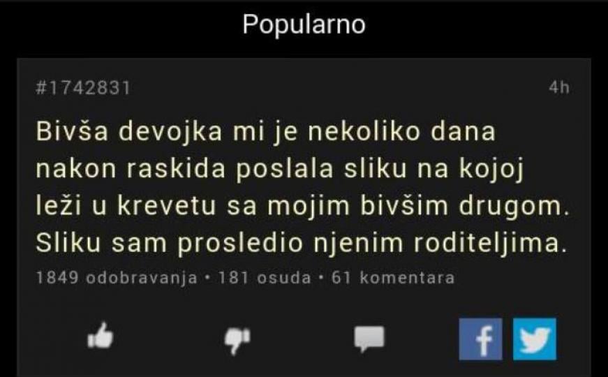 Bivša djevojka sa bivšim drugom