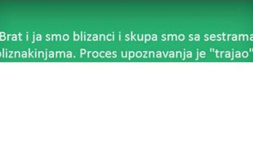 Brat i ja smo blizanci...