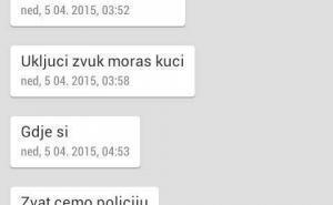 Mama će zvati policiju ako se ne javiš 