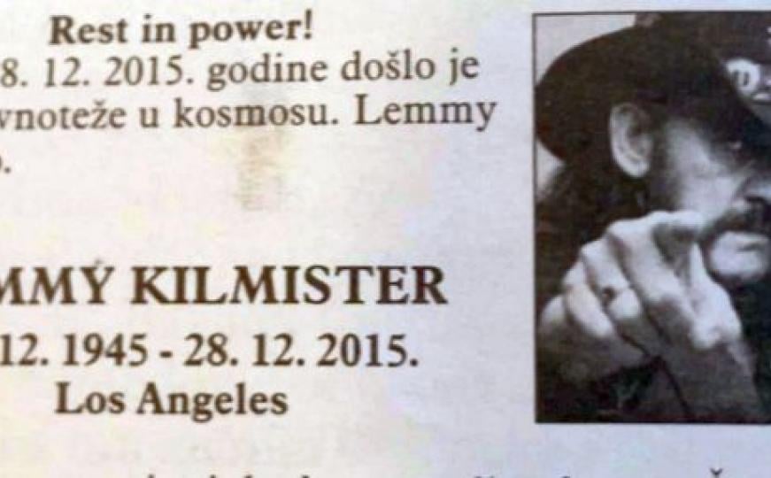 Kako su se fanovi iz BiH oprostili od Lemmyja: Rest in power!