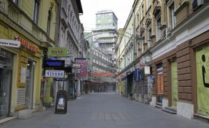 FOTO: Sarajevske ulice puste prvog jutra u 2016. godini 