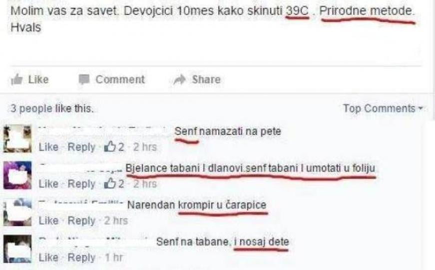 Kako 'skinuti' temperaturu pomoću senfa, folije, krompira i jaja