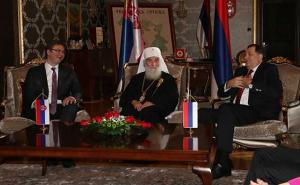 Sastanak Dodika i Vučića: Izuzetna saradnja RS i Srbije (FOTO)
