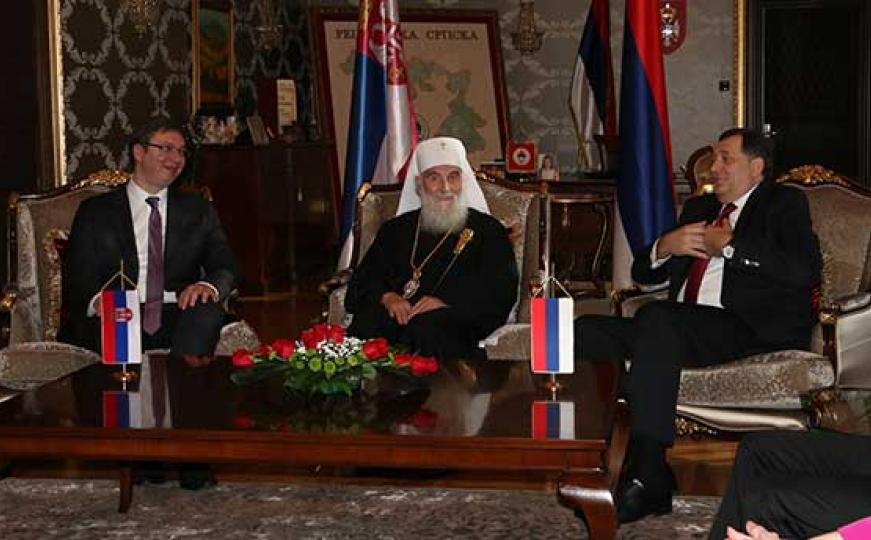 Sastanak Dodika i Vučića: Izuzetna saradnja RS i Srbije (FOTO)