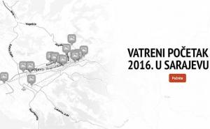 Vatreni početak 2016. u Sarajevu: Pucnjave, pljačke, požari... (MAPA)