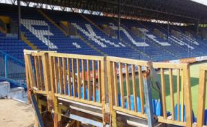 Zapadna tribina stadiona 'Grbavica' dobiva novi krov 