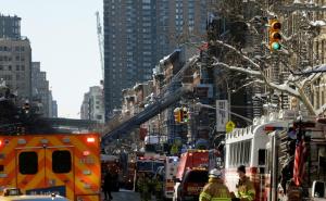 Požar u New Yorku: Gori kran na Manhattanu 