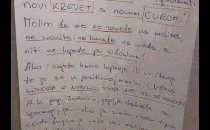 Večeras ću isprobati novi krevet s novom curom, ne zovite policiju