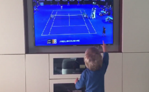 Pogledajte kako je Đokovića bodrio sinčić Stefan (VIDEO)