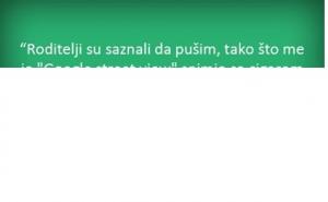 Roditelji su saznali da pušim...