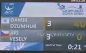 Džumhur bolji od Veselog, organizator pored imena našeg tenisera stavio 'ljiljane' (VIDEO)