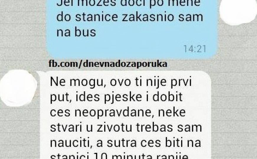 Krajnje dobronamjerna poruka jedne mame