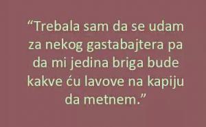 Trebala sam se udati za...