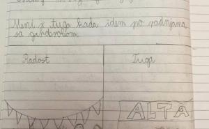 Pismeni rad jedne djevojčice