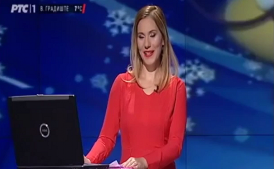 Srbijanska voditeljica novi je hit na društvenim mrežama (VIDEO)