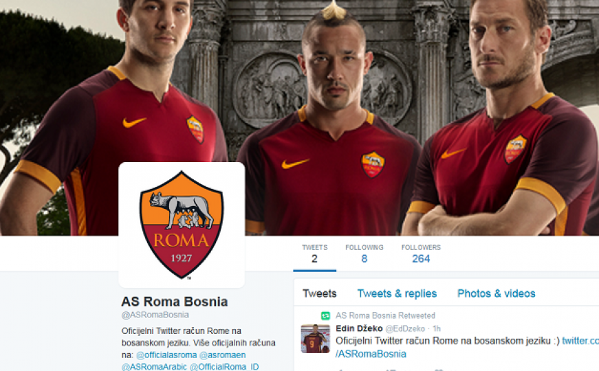 Roma pokrenula Twitter account na bosanskom jeziku