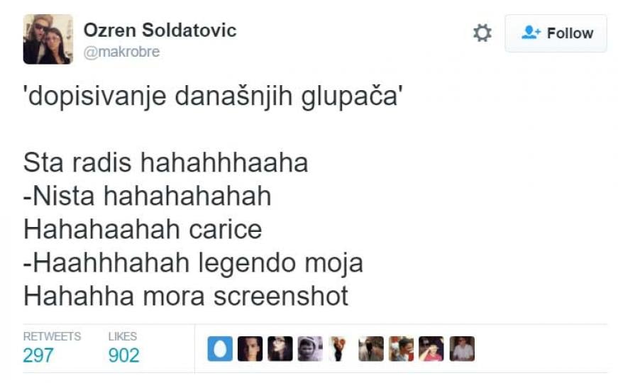 Današnje dopisivanje