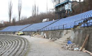 Stadion Grbavica u jeku renoviranja: Nove stolice, novi ulazi, displej... (FOTO)
