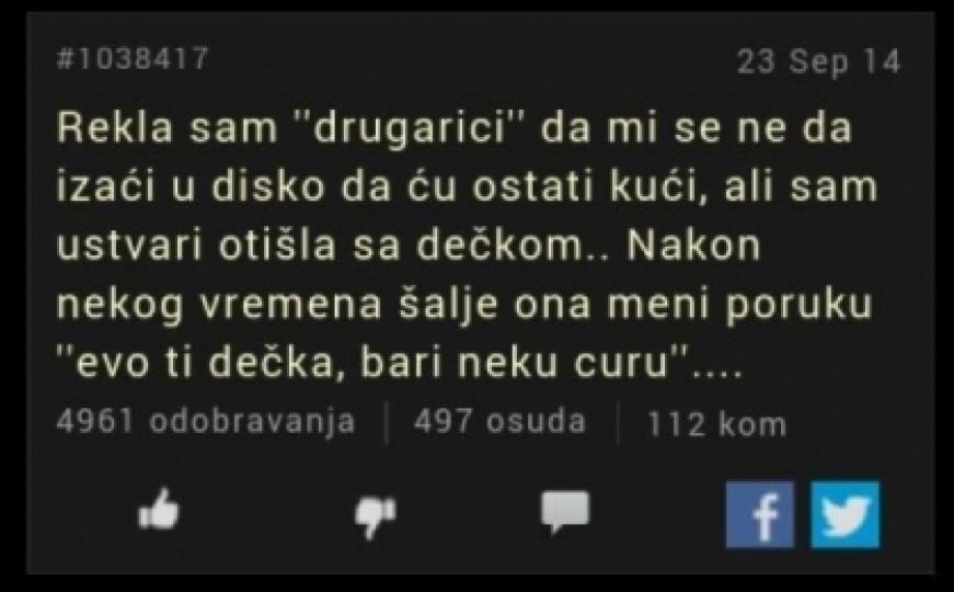 Rekla sam drugarici