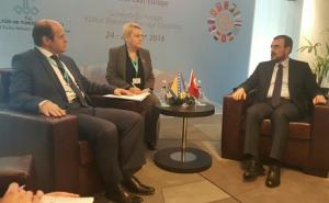 Ministar Adil Osmanović u posjeti kod ministra za kulturu Turske 