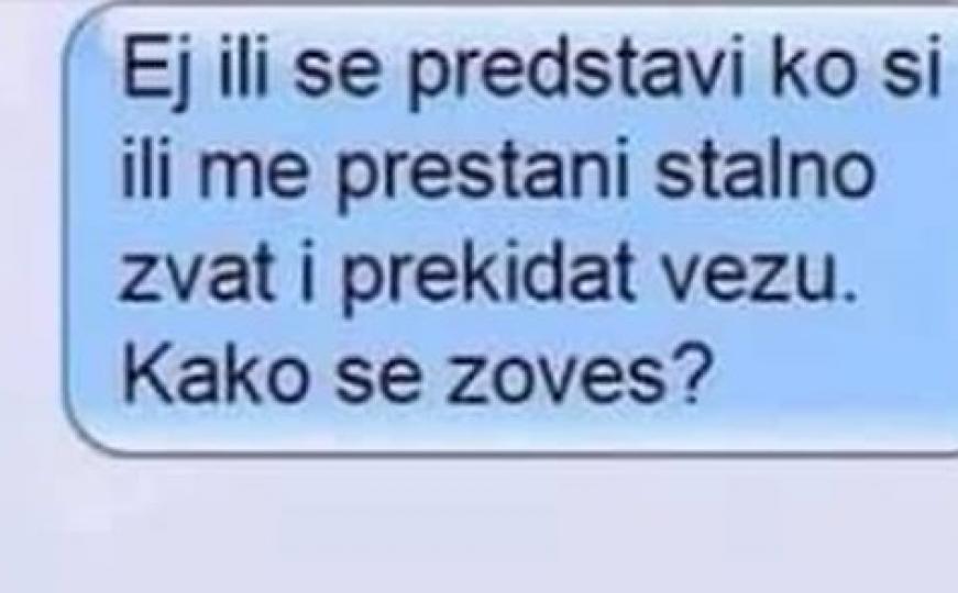 Jedna presmiješna sms prepiska