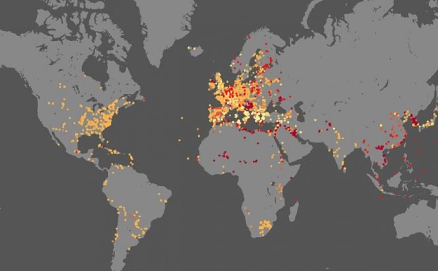 MAPA: 4 hiljade godina duga povijest nasilja u svijetu - koji je dio planete 'najkrvaviji'