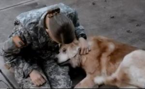 Sreća najveća: Suze jednog psa kada ugleda vlasnicu nakon tri mjeseca u vojsci (VIDEO)