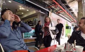 Šta se desi kada Ronaldo izađe na čaj (VIDEO)