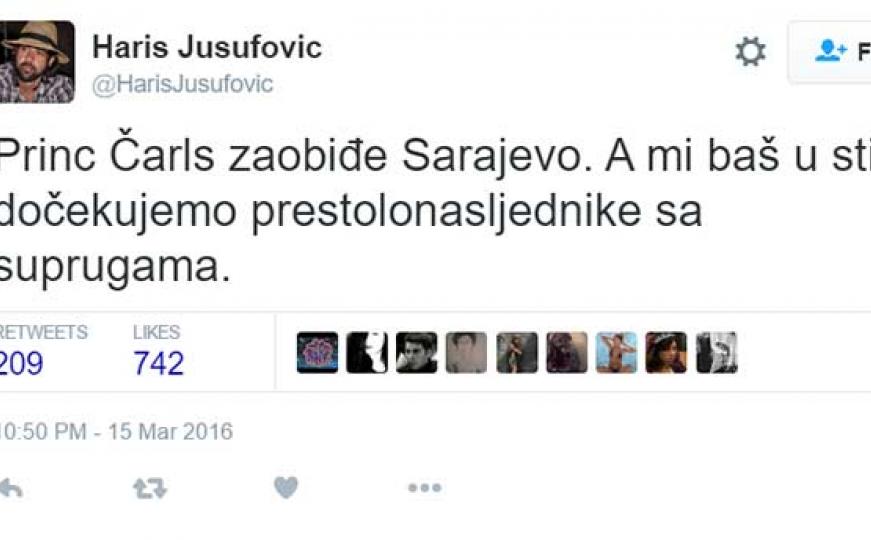 Zašto je princ zaobišao Sarajevo