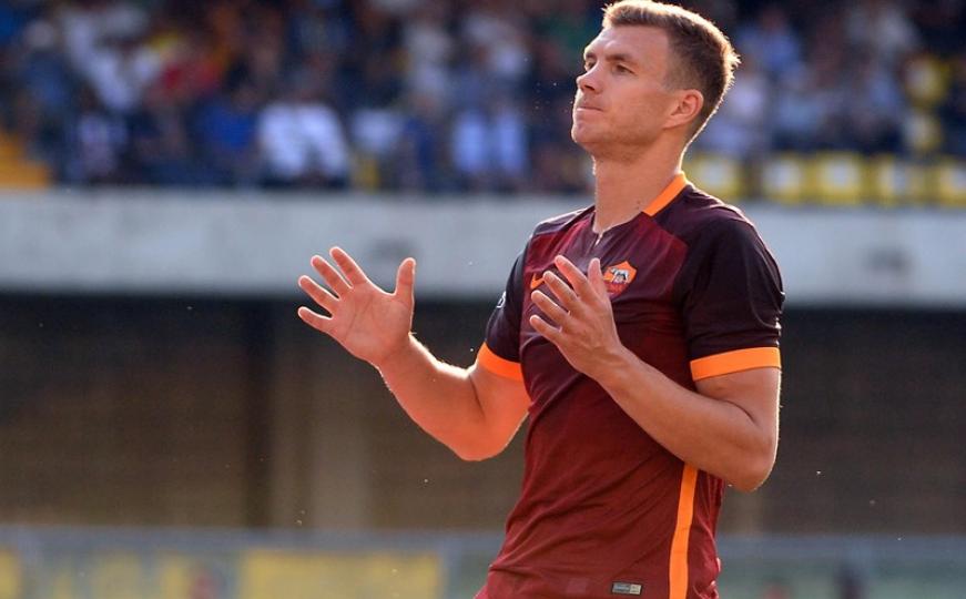  Roma-Inter: Edin Džeko ušao u igru, odmah prijetio golu Intera (VIDEO)