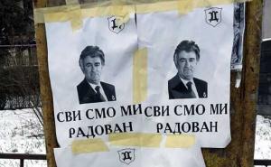 'Svi smo mi Radovan': Vlasenica oblijepljena plakatima Karadžića (FOTO)