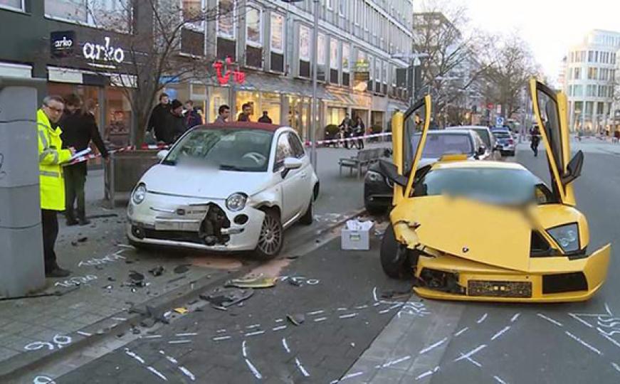 Njemački ulični trkači: Lamborghinijem napravio štetu od 160.000 eura i pobjegao s mjesta udesa
