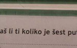 Znaš li ti koliko je šest puta osam?