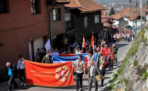 FOTO: Na Višegradskoj kapiji obilježeno oslobađanje Sarajeva od fašizma