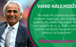 FOTO: I Vaha poslao poruku podrške našim fudbalerkama pred utakmicu s Engleskom 