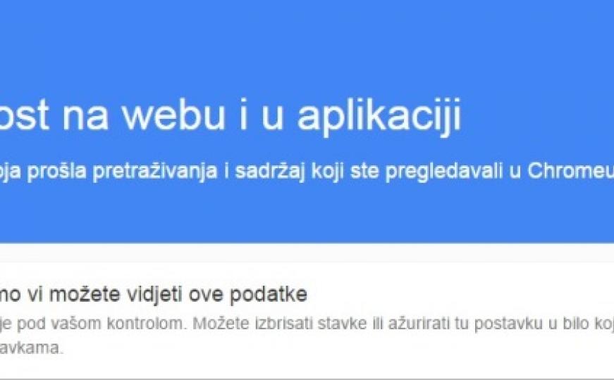 Budite oprezni: Otkrijte šta to o vama zna Google