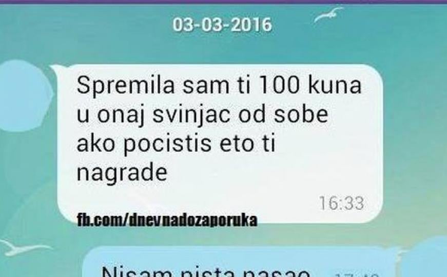 Ono kad te mama natjera da spremiš sobu...