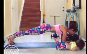 Mame, nema izgovora: Kako vježbati i s mališanima (VIDEO)