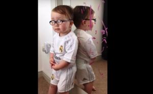 Jedan dječak ima logično objašnjenje ko je našarao ogledalo! (VIDEO)