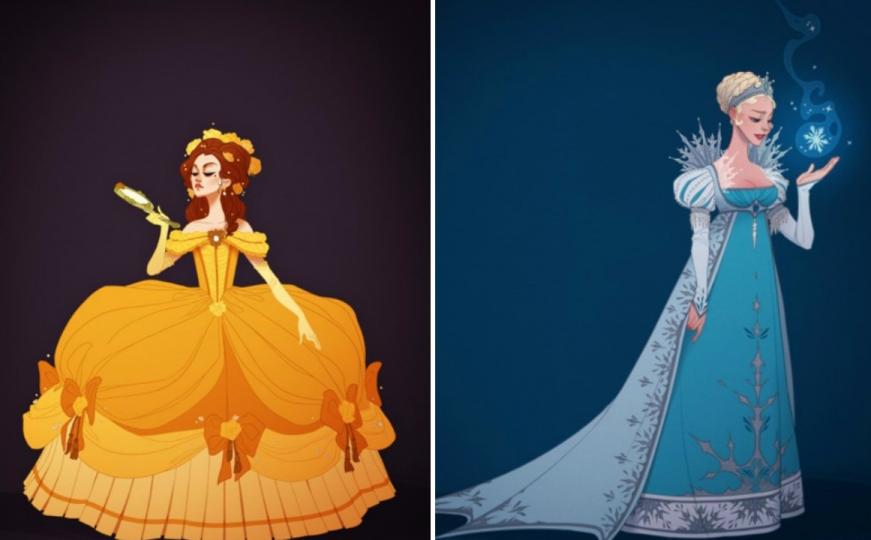 Kada bi haljine Disneyevih princeza bile historijski tačne