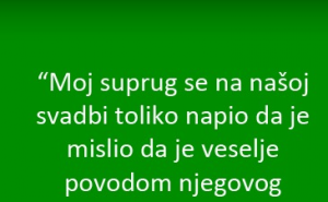 Bio je toliko sretan da je zaboravio da se ženi