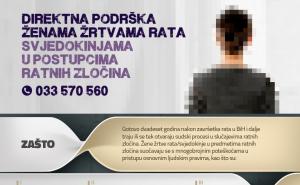 Podrška ženama žrtvama rata - svjedokinjama u postupcima ratnih zločina