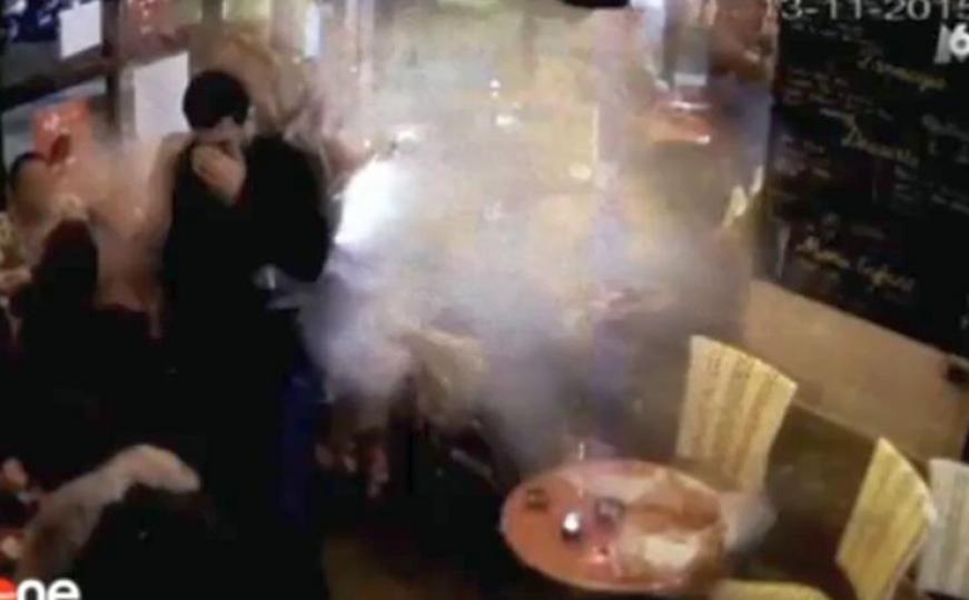Objavljen snimak trenutka u kojem se bombaš raznio u restoranu u Parizu 