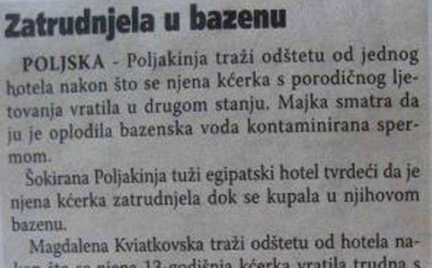 Zatrudniti u bazenu