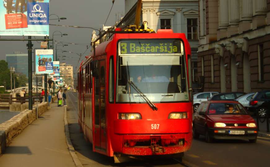 Obustavljen tramvajski saobraćaj od Skenderije do Baščaršije