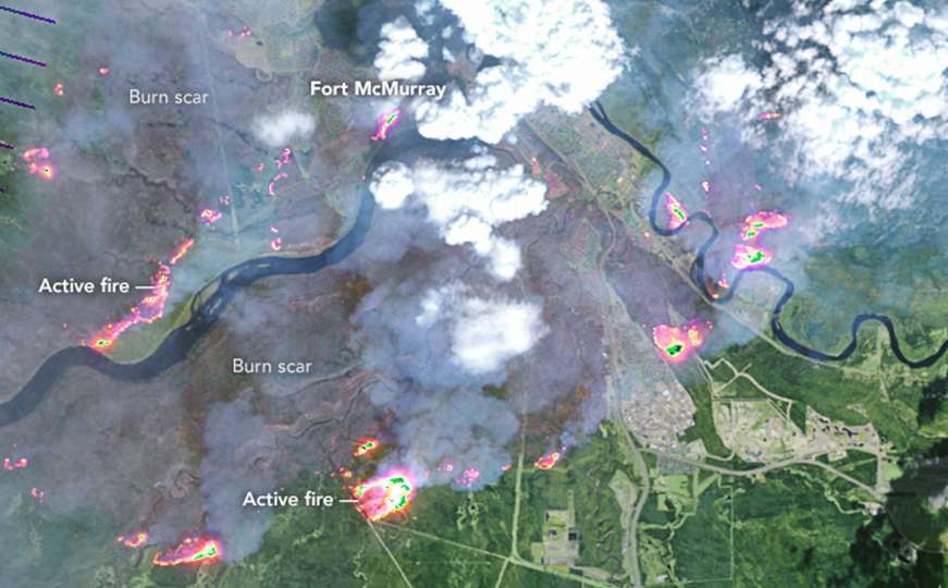 Pad temperature i kiša olakšale situaciju u Fort McMurrayu