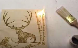 Moguće je slikati i barutom