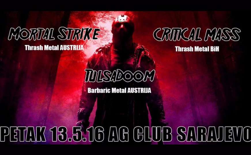 Koncert: Tulsadoom, Mortal Strike & Critical Mass